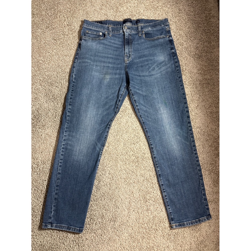 Lucky Brand 221 Straight Leg Jeans Mens 38X30 Blue Medium‎ Wash Denim 7M12140